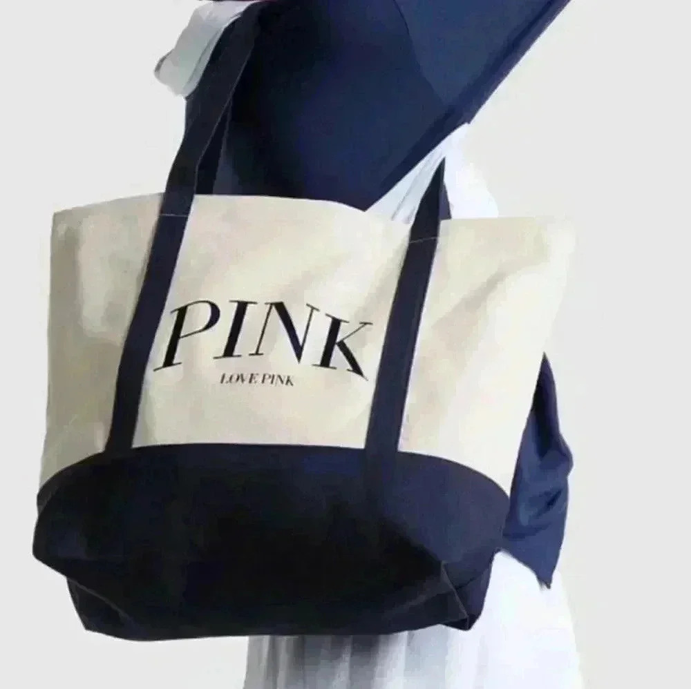 Pink VS new canvas bag